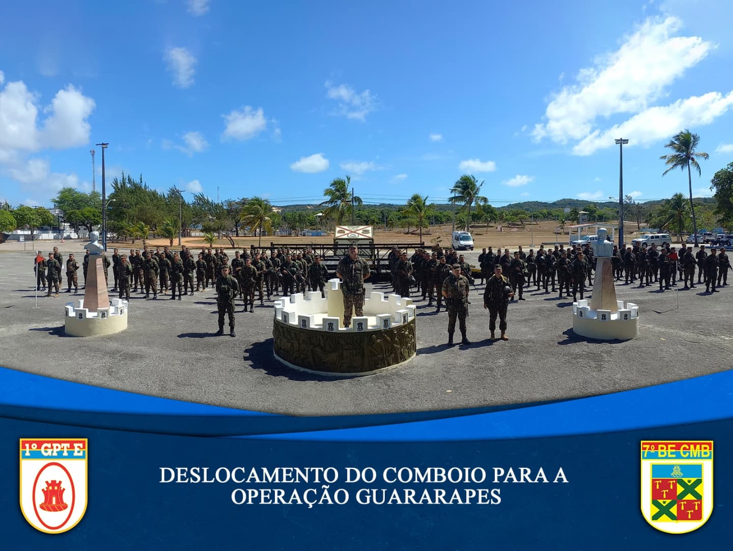 DESLOCAMENTO DO COMBOIO PARA A OPERAÇÃO GUARARAPES